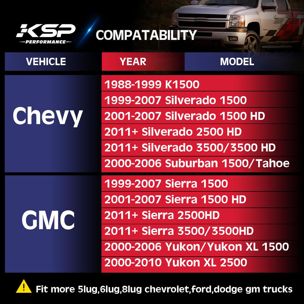 KSP Performance torsion bar tool size specs aid compatibility and planning