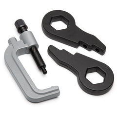 KSP Performance torsion bar unloading tool in use during suspension service