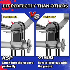 KSP Performance 10.9-grade u-bolts close-up for strong mounting