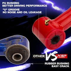 KSP PERFORMANCE grease fitting shows easy maintenance access.