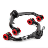 KSP PERFORMANCE upper control arm for Silverado/Sierra with 2-4 inch lift, rugged black finish.