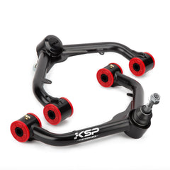 KSP PERFORMANCE upper control arm for Silverado/Sierra with 2-4 inch lift, rugged black finish.