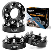 KSP Performance wheel spacers 6x135 on a Ford F-150 close-up showing precise fit