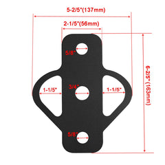 Close-up of KSWLOR hitch with durable powder-coated finish