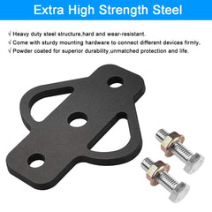 KSWLOR hitch being installed with included hardware, easy setup