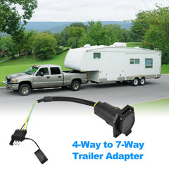 KTIPERN easy-to-use 4 to 7 pin adapter for RV and truck wiring projects