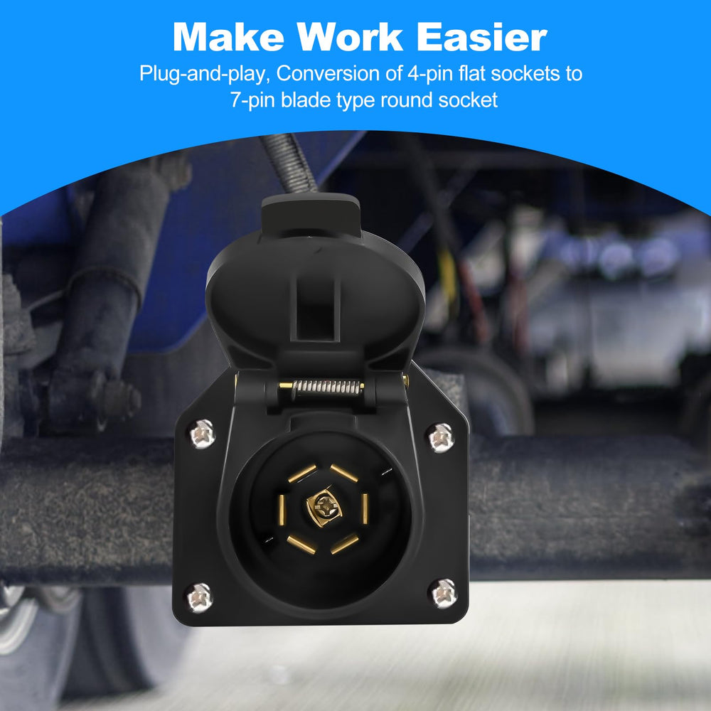 KTIPERN trailer installation on bumper demonstrates simple, tool-friendly mounting process