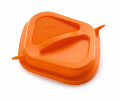 KTM air filter box cover front view protects intake and ensures a precise fit