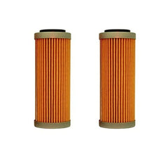 KTM oil filter close-up highlights OEM construction and filtration quality
