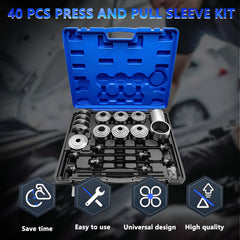 KTTOOL sleeves arranged for press-fit bearing replacement