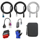 KTTOOL Tesla diagnostic cables with a 4-pin Y connector for versatile diagnostics.