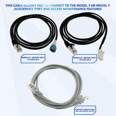 KTTOOL five-foot USB OBD2 cable enabling easy reach for under-hood checks.