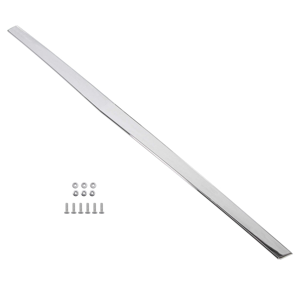 KUAFU chrome hood molding trim made from durable ABS plastic on SRX