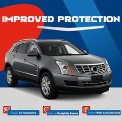 KUAFU chrome hood molding trim with mounting hardware included for easy install