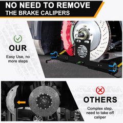 Kuaiben wheel alignment tool side assembled demonstrates ease of handling during garage setups.