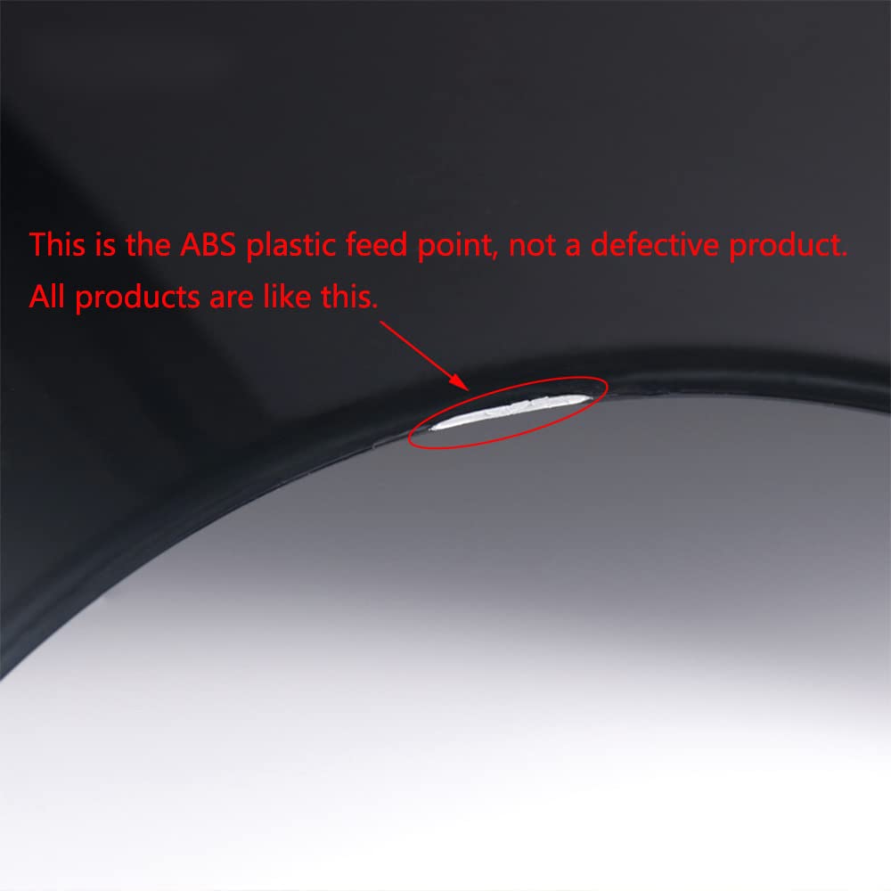 Wind deflection promotes a smoother ride.