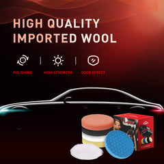 KUIMIT yellow polish pad delivering refined finish and controlled cut.