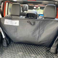 Kujunpao Jeep Wrangler storage bag keeps 2/4 door setups tidy.