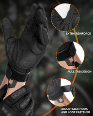 KUMGIM gloves in action during airsoft or paintball scenarios show durable performance.