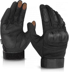 KUMGIM Tactical Gloves knuckle protection: reinforced shields for safer rides and rugged outdoor games.