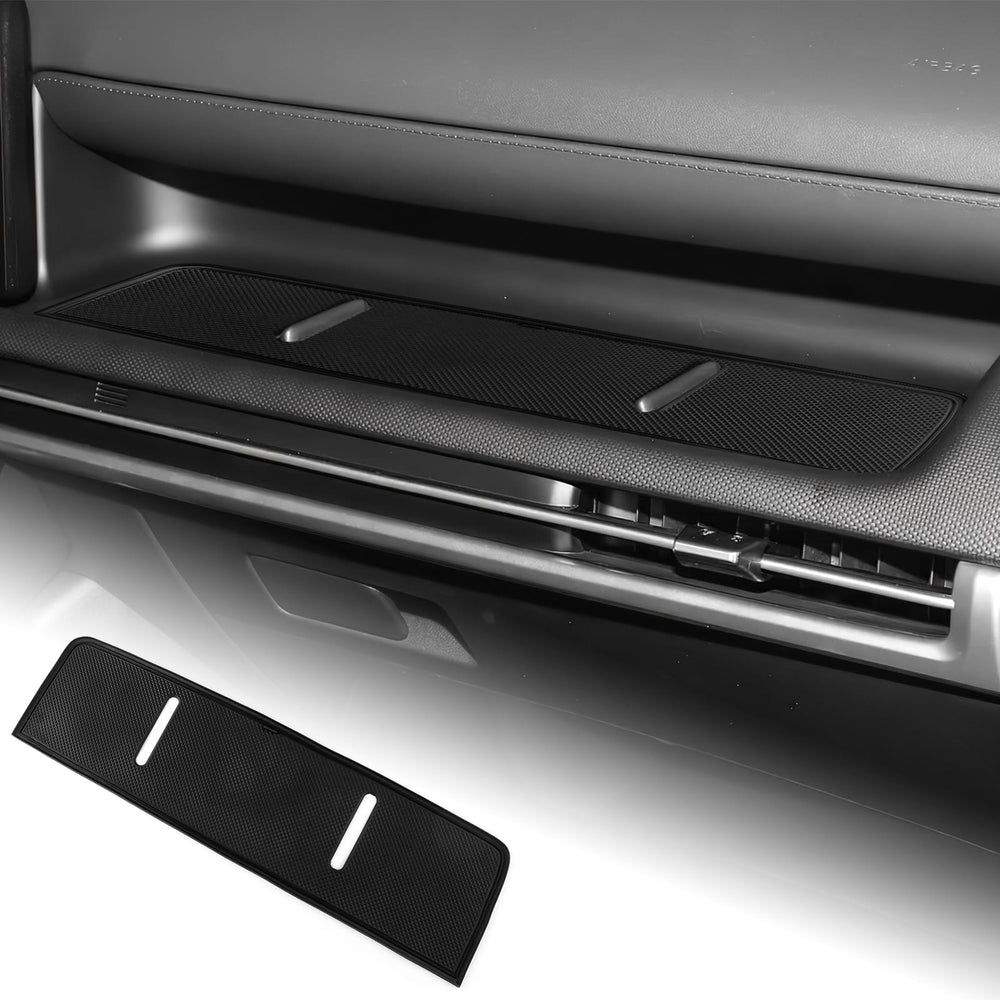 KUNGKIC dashboard organizer tray in black keeps essentials neatly within reach.