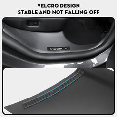 KUNIST door sill guard for Tesla Model Y Juniper protects left A-pillar entry