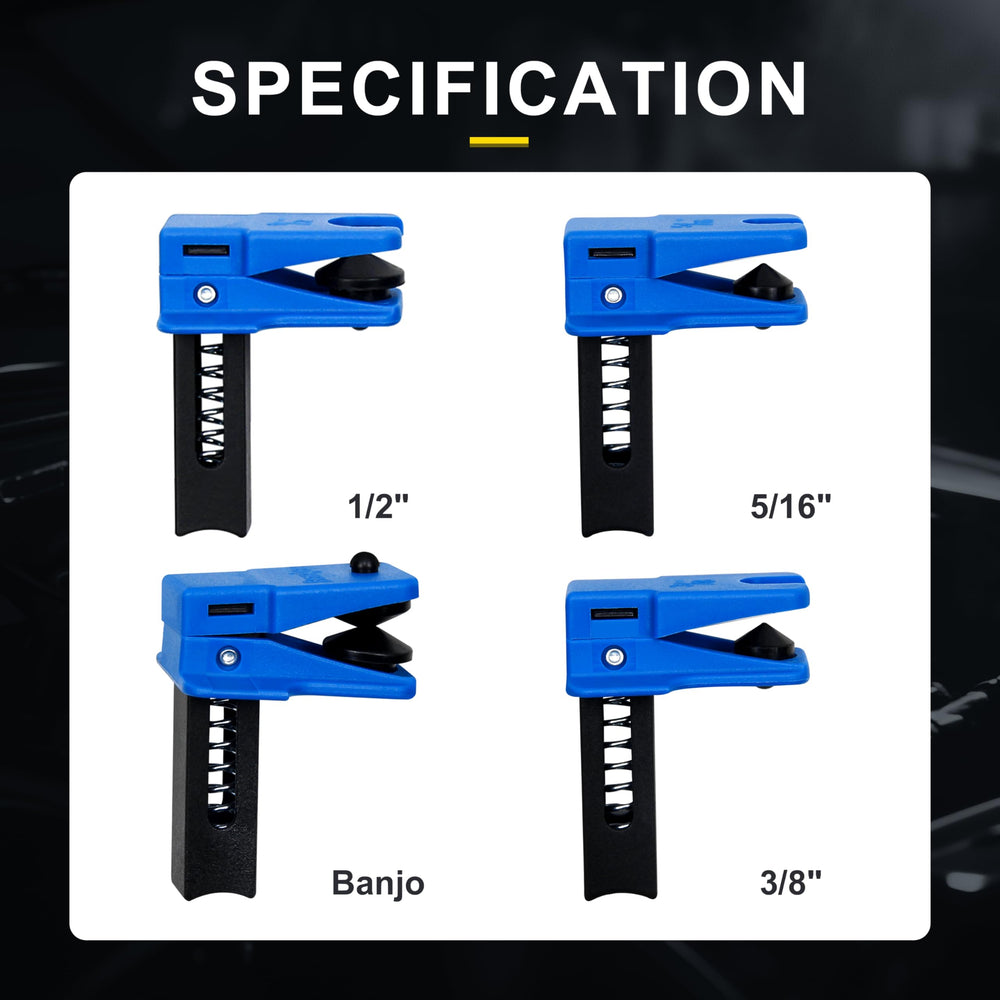 Kuntech auto steel line stopper provides clean disconnection and spill reduction