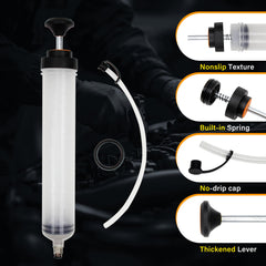 Kuntech fluid extractor handle demonstrates ergonomic design for smooth operation.