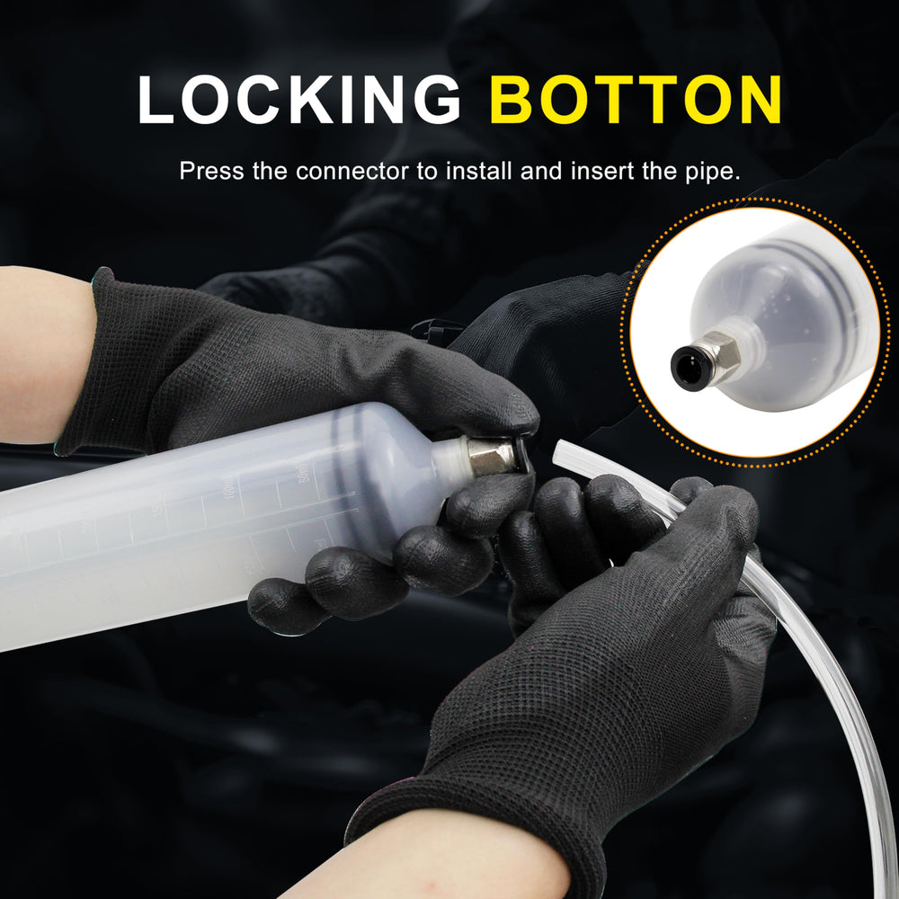 Kuntech transparent body with scale enables precise volume control.