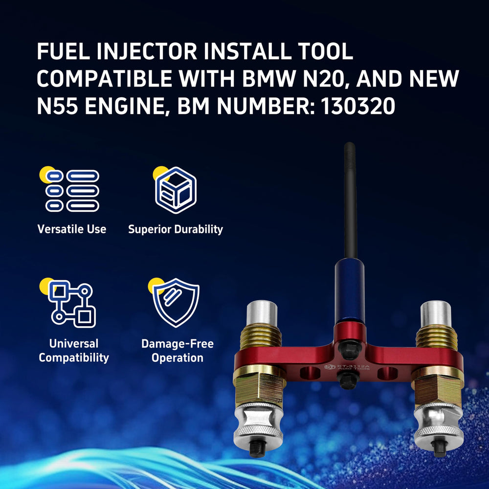 Kuntech fuel injector puller, designed for N20/N55 engines, smooth operation.