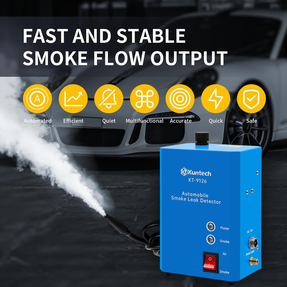 Kuntech intake system test supports detecting intake leaks before performance issues.