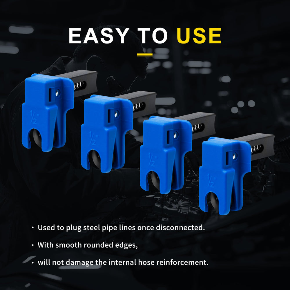 Kuntech smooth-edge clamp protects hose reinforcement during disconnect