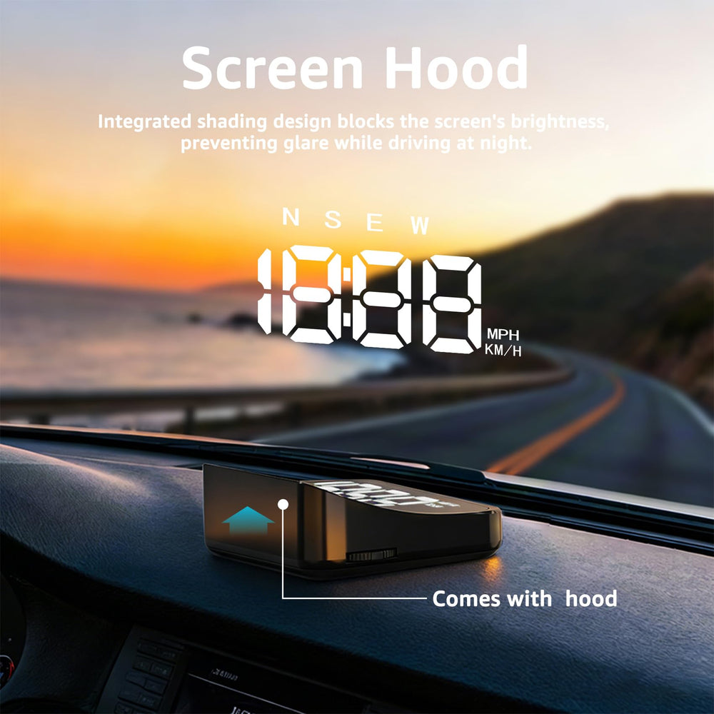 KUOWEIHUD adjustable brightness for day and night viewing