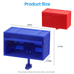 KURTOPLLY car garage key holder on wall in blue with easy access
