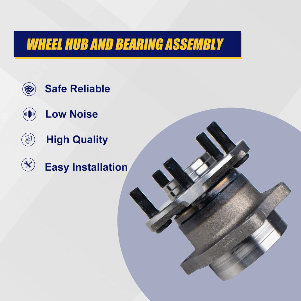 KUSATEC 512401 rear wheel bearing hub for Subaru Impreza 2008-2014 easy installation.