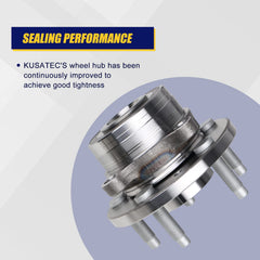 KUSATEC 512460 4-bolt flange close-up for precise mounting