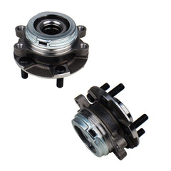 KUSATEC 513296 front wheel hub assembly ensures smooth rotation.