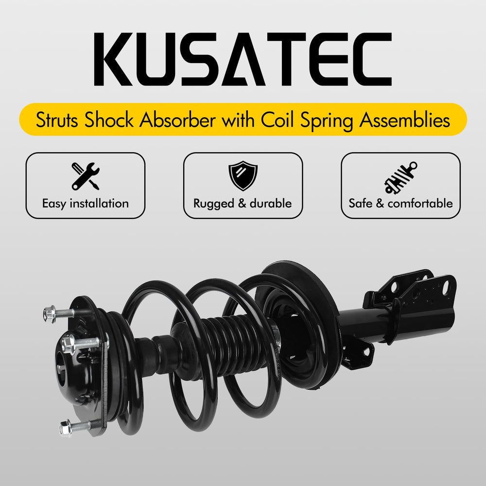 KUSATEC front strut assembly for Chevrolet Traverse, improved control on rough roads.