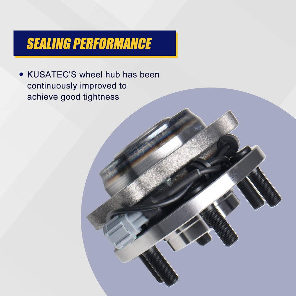 KUSATEC Suzuki Equator front hub assembly with proper flange alignment