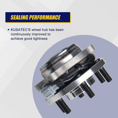 KUSATEC Suzuki Equator front hub assembly with proper flange alignment
