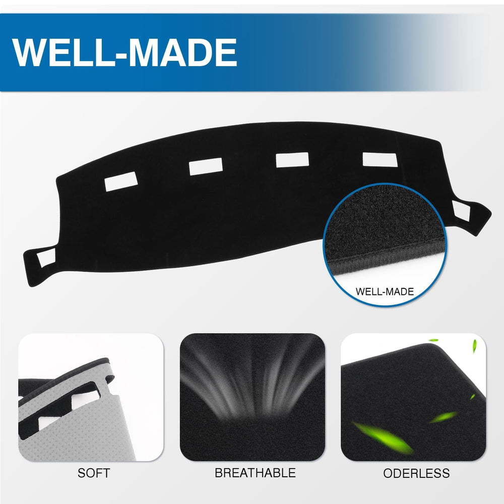KUST anti-glare dash vent cover helps reduce daytime glare for safer driving