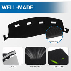 KUST anti-glare dash vent cover helps reduce daytime glare for safer driving