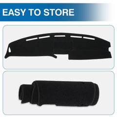 KUST dash cover folds for compact storage when not in use