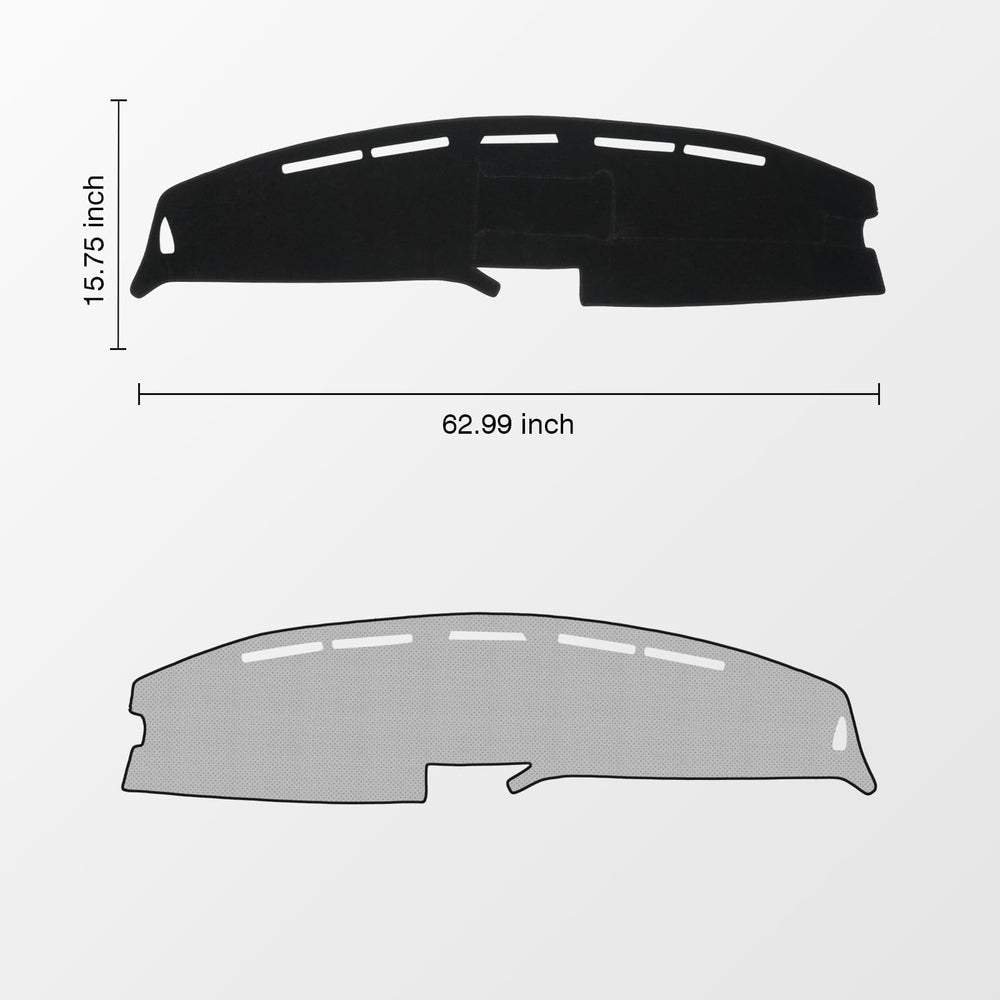 KUST dash cover for Ford Bronco 1992-1996 reduces glare and refreshes interior