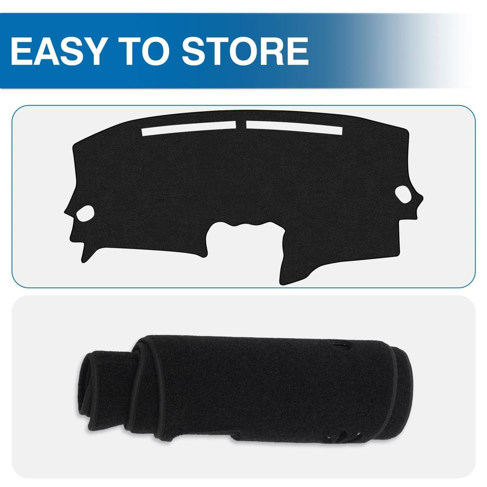 KUST dash cover uses recycled polyester for eco-conscious interior protection.