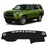 KUST dash cover for Toyota 4Runner on dashboard with non-slip bottom