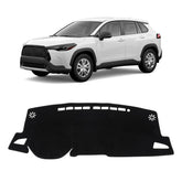 KUST black dash cover for Toyota Corolla Cross 2022–2026 protects the dash from sun exposure