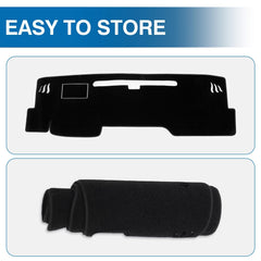 KUST dash cover protects the interior while keeping a neat, low-profile appearance.