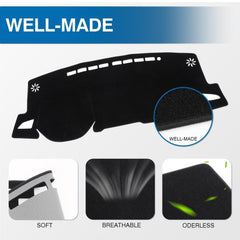KUST no-glare design reduces windshield reflections for safer daytime driving
