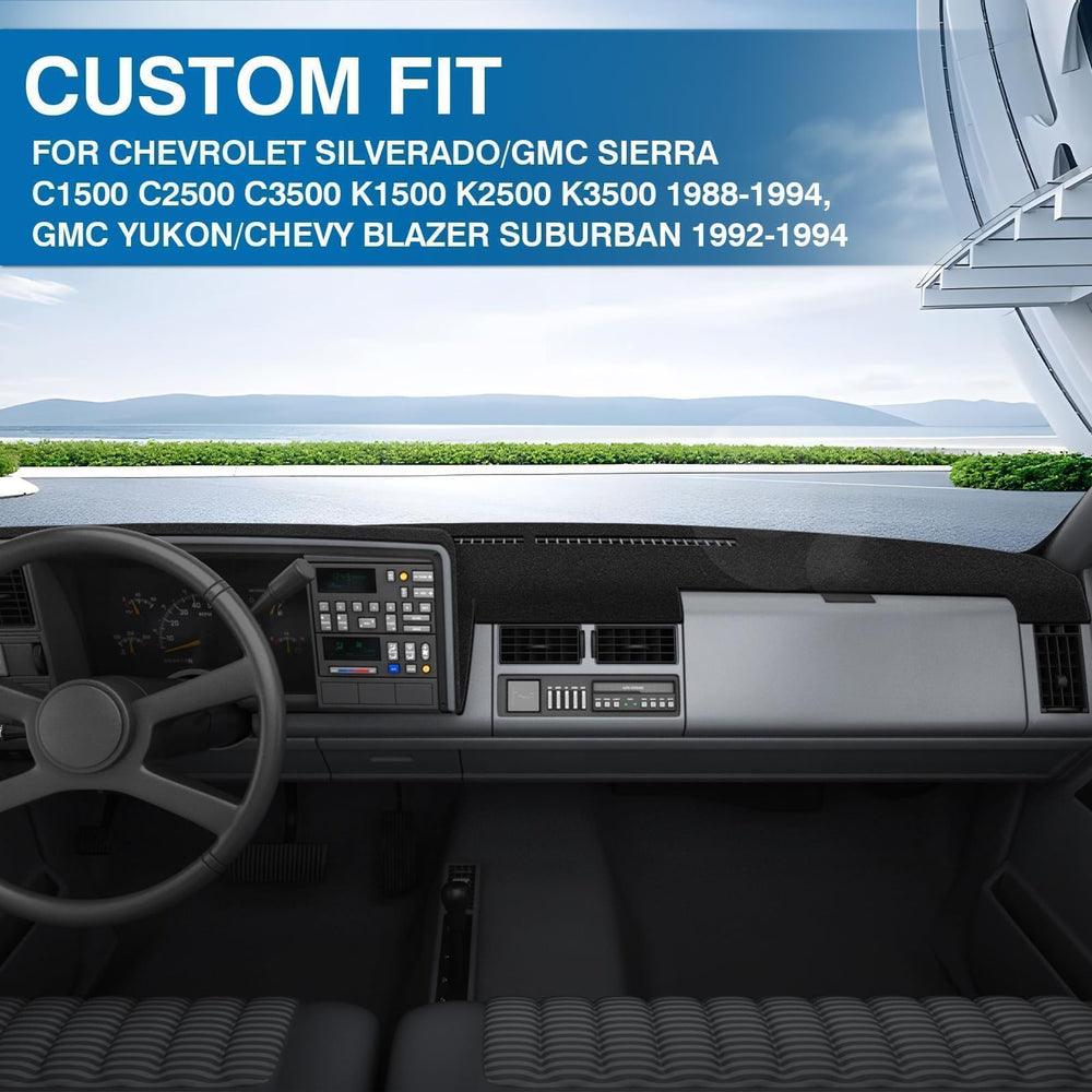 KUST dash cover featuring non-slip silicone backing for secure placement